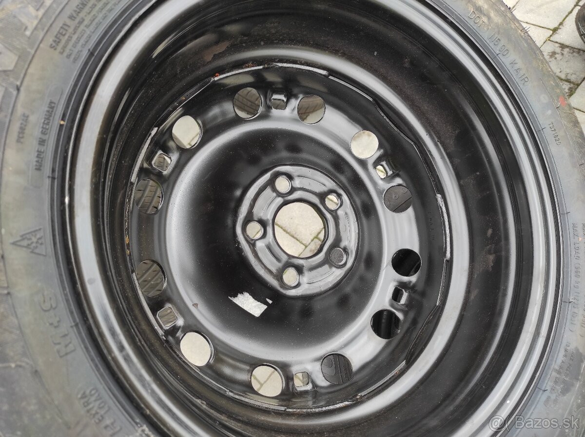 Celoročná sada 15" 5x100 Škoda Fabia 3 VW Polo 185/60R15