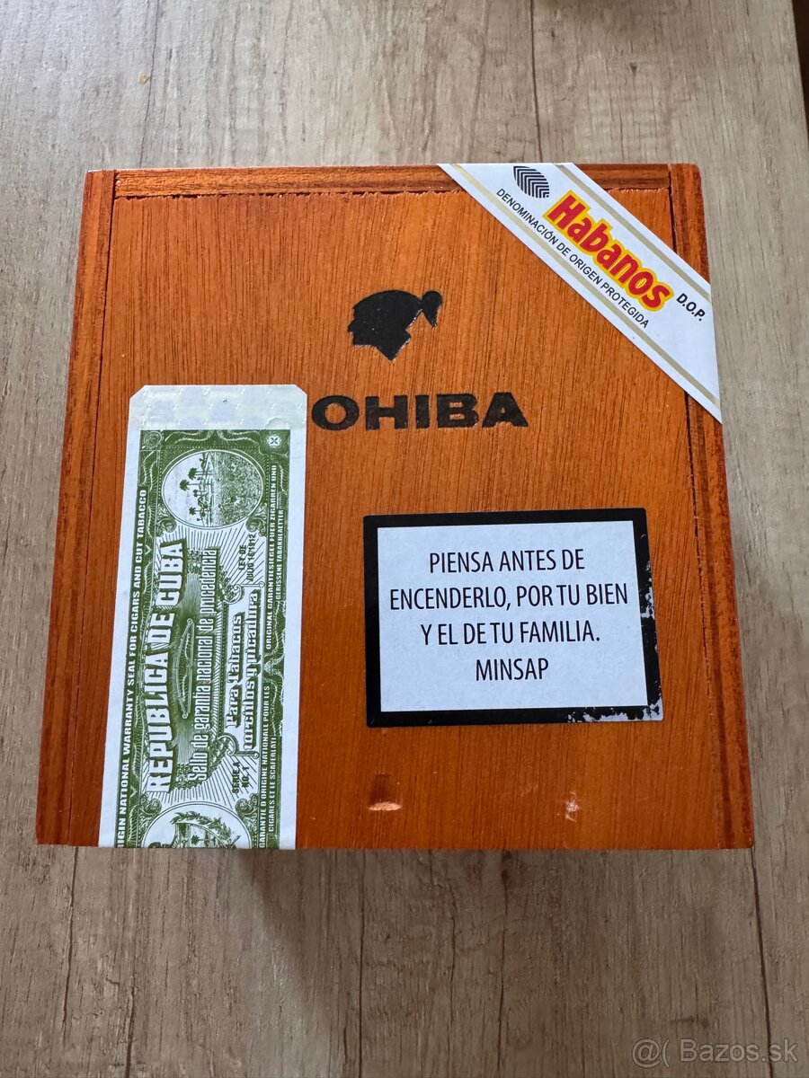Cigary Cohiba Robustos 25ks balenie