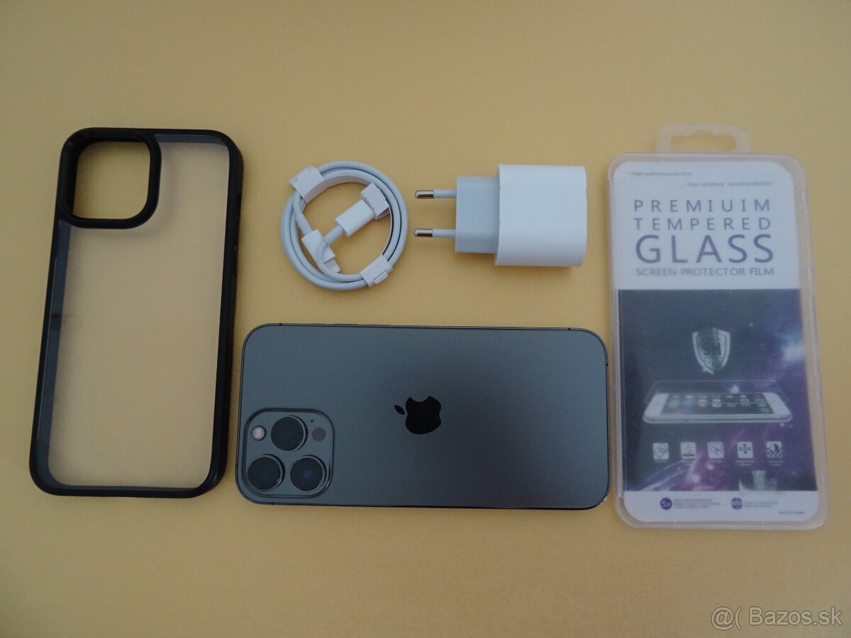 iPhone 13 PRO MAX 128GB GRAPHITE - ZÁRUKA 1 ROK -VELMI DOBRY