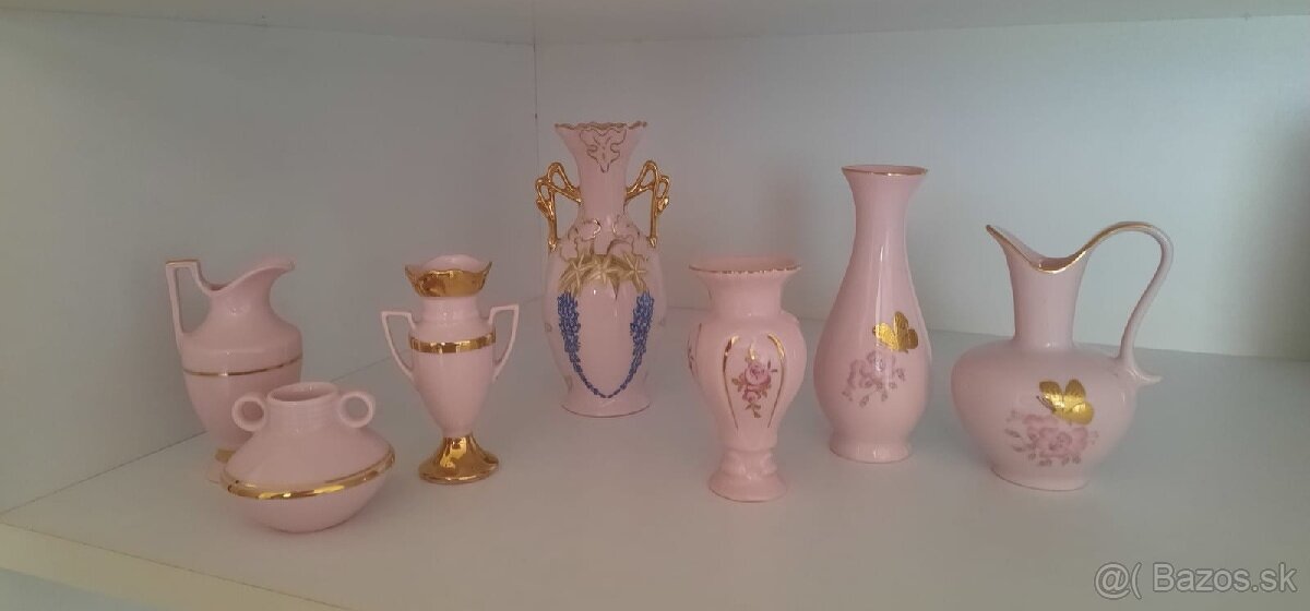 Ružový porcelán -značený