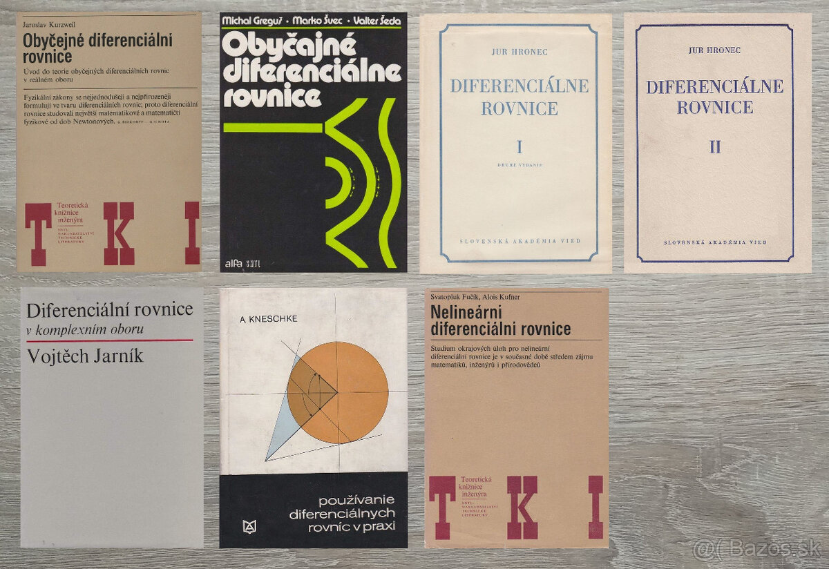 Matematika, diferenciálne rovnice