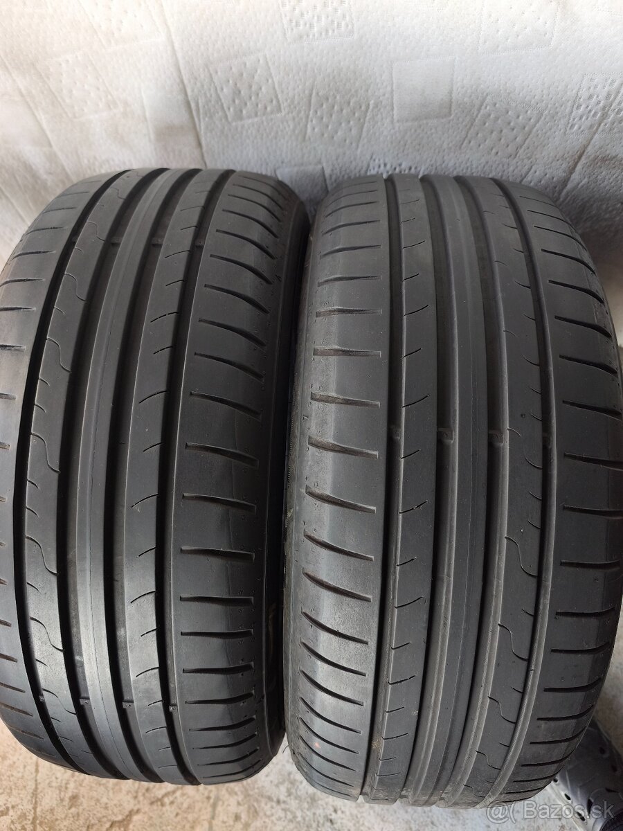 205/55 r16 letné pneumatiky Dunlop Sport Bluresponse 6,5mm
