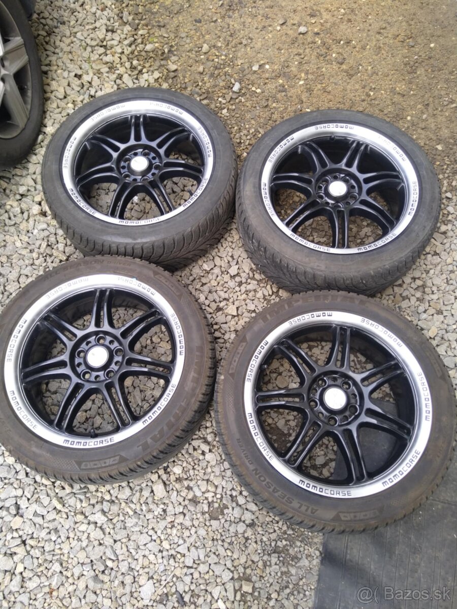 Alu FORD,VOLVO,PEUGEOT R 17 + celoročné pneu.