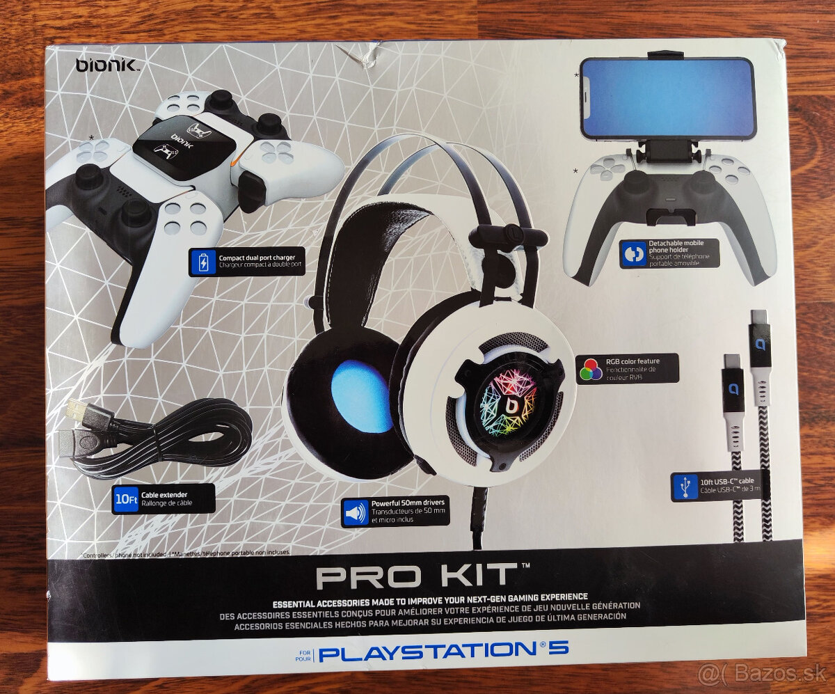 Bionik Pro Kit PS5 / Príslušenstvo pre PlayStation 5