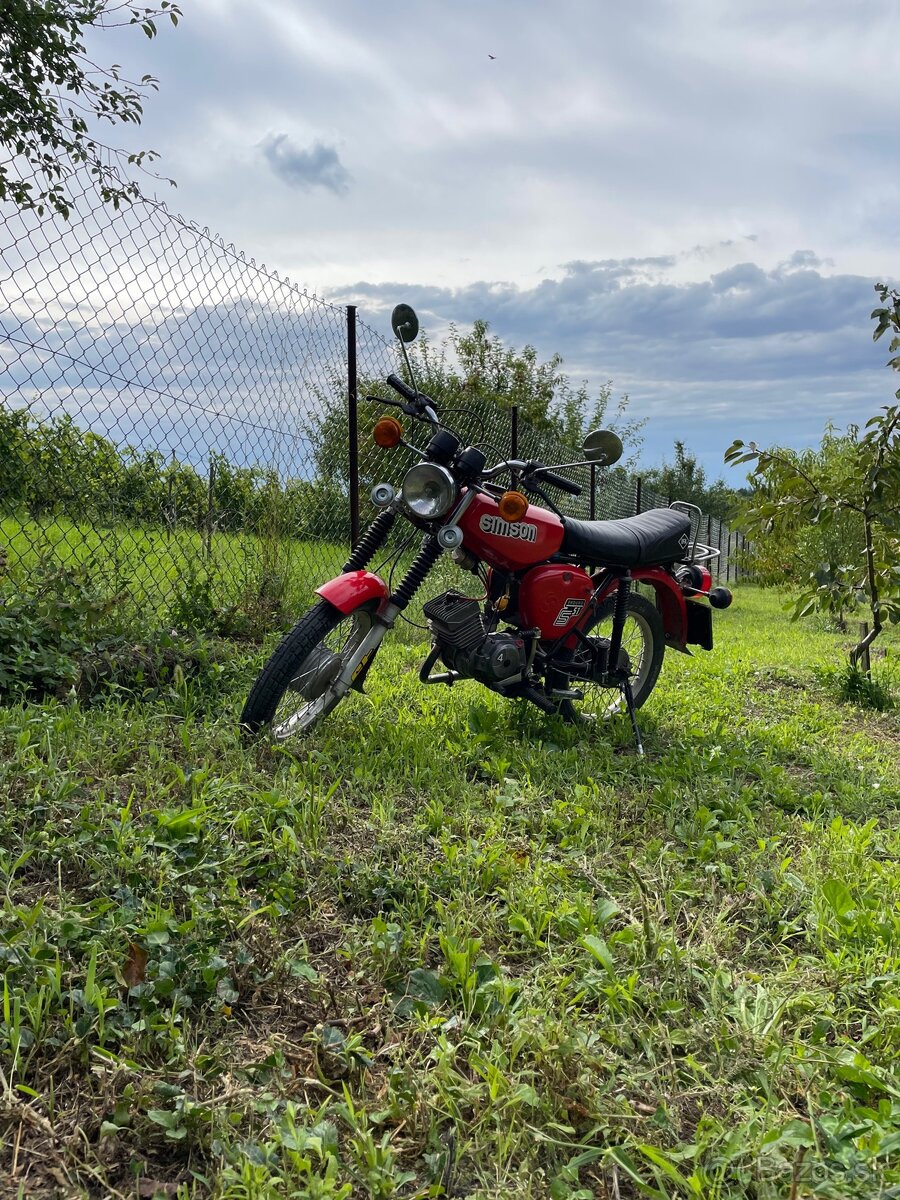 Predám simson s TP a ŠPZ