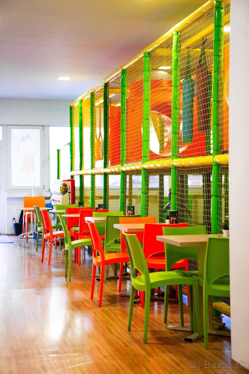 Detské interierové ihrisko s kaviarňou v Topoľčanoch