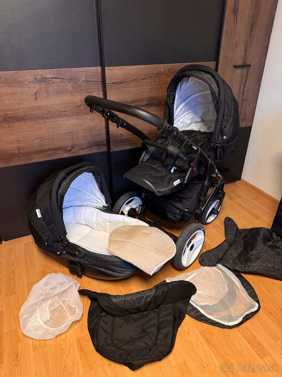 Kočík Touragoo Adventure Plus Gel 2v1