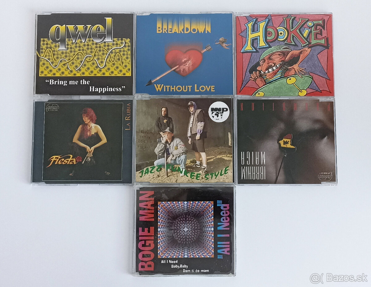 CD single 90s pre zberateľov