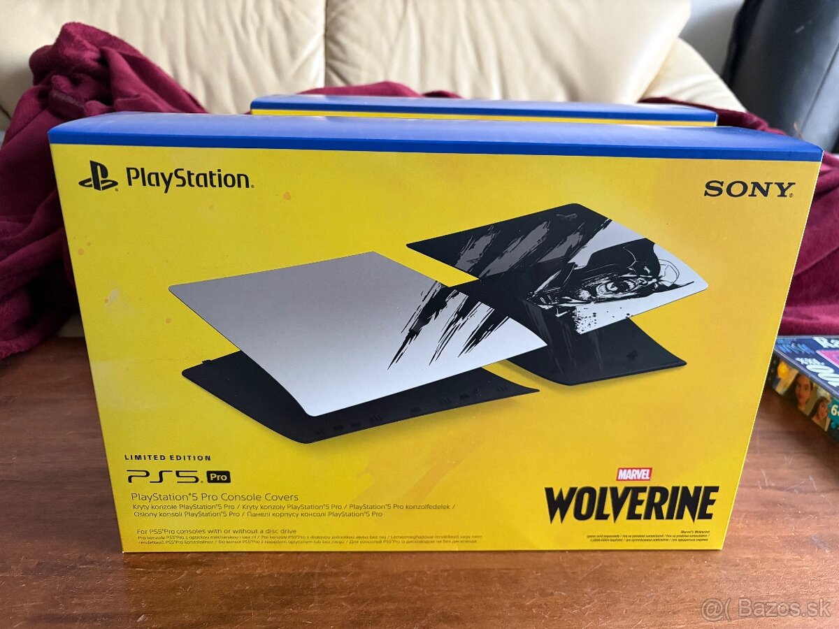 PS5 Pro Console Covers – Marvel's Wolverine Adamantium