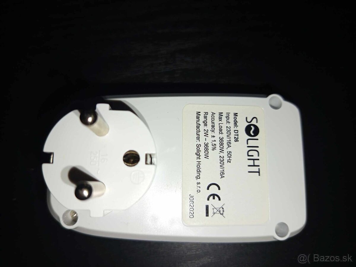 Predam wattmeter merac Solight DT26