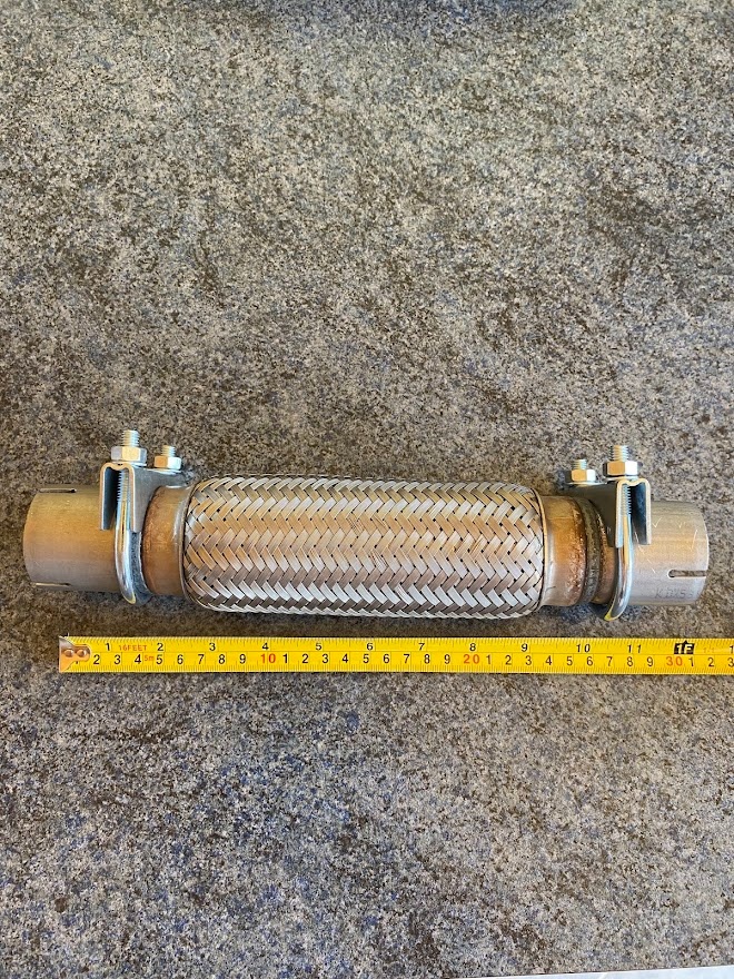Nerezový pletenec flexibilná spojka 45 x 300 mm
