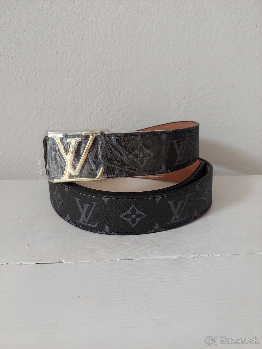 Louis vuitton opasok (čierno sivý)