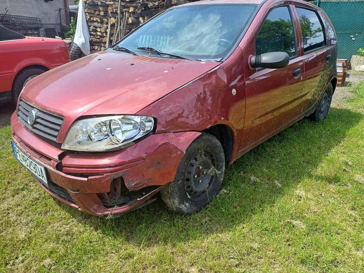 Punto na opravu, diely, zošrotovanie