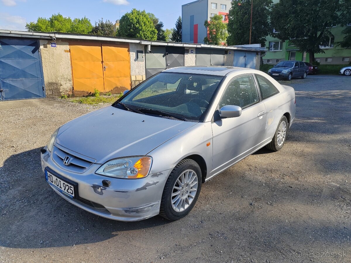 Honda Civic EM2 7g 1.7 92KW VTEC - Super Ťah -Možné splátky