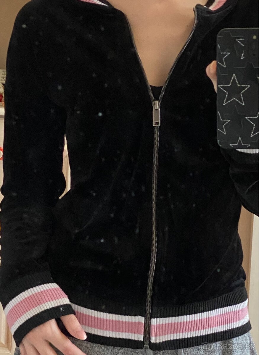 Hebká mikina na zips