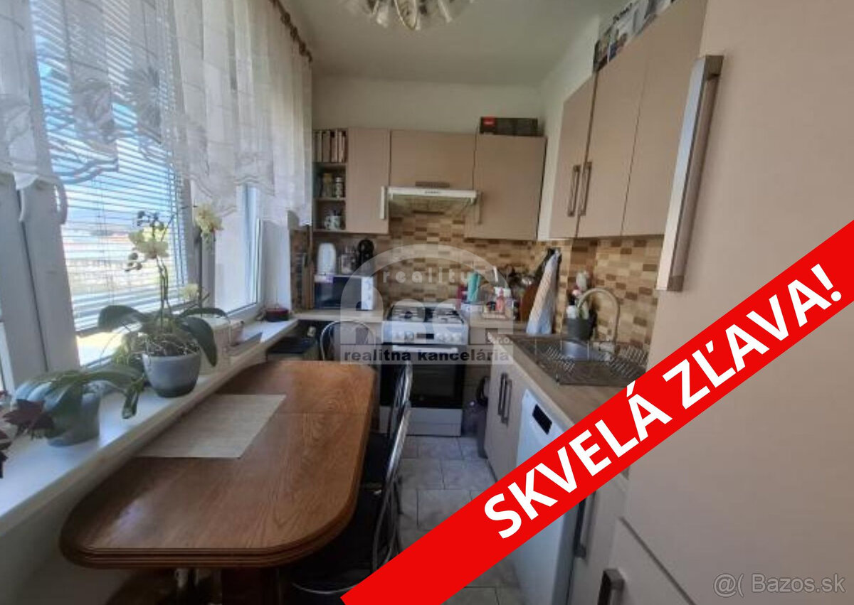 Priestranný 3- izbový byt na sídlisku Juh v Michalovciach