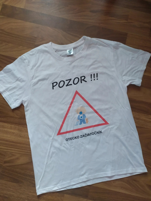Tričko pre ocka začiatočníka