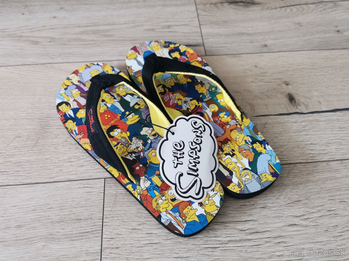 Pánske žabky The Simpsons