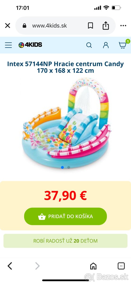 Detsky bazen candy