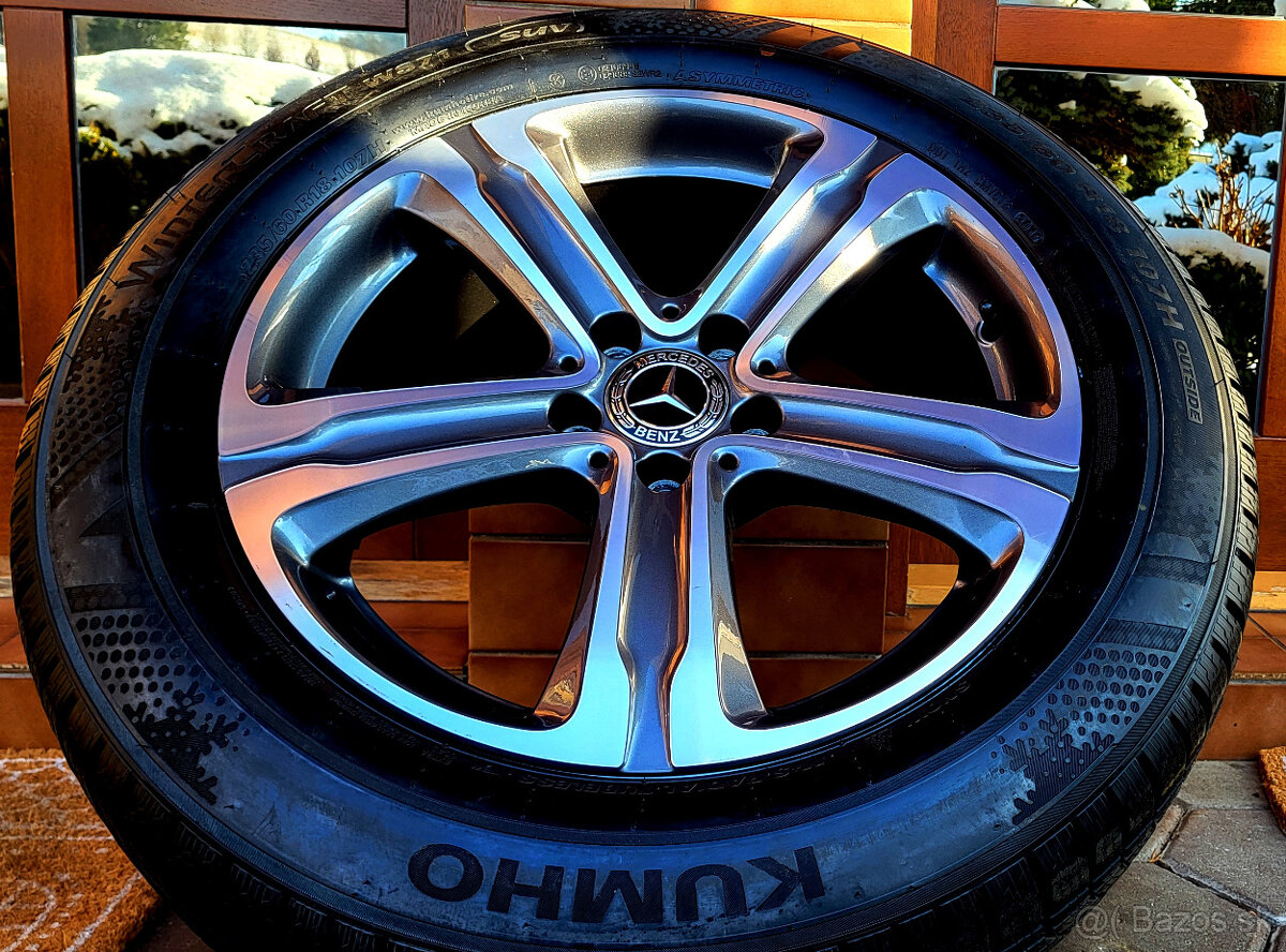 alu R18 5x112 bicolor, senzory, orig. Mercedes (+ pneu)
