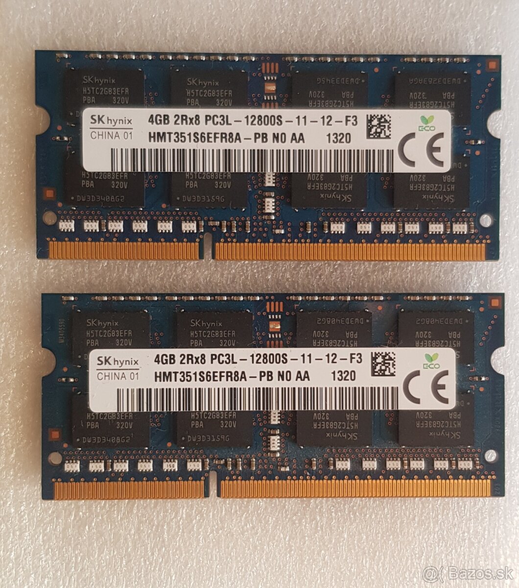 NT RAM 4GB DDR3L 1600MHZ