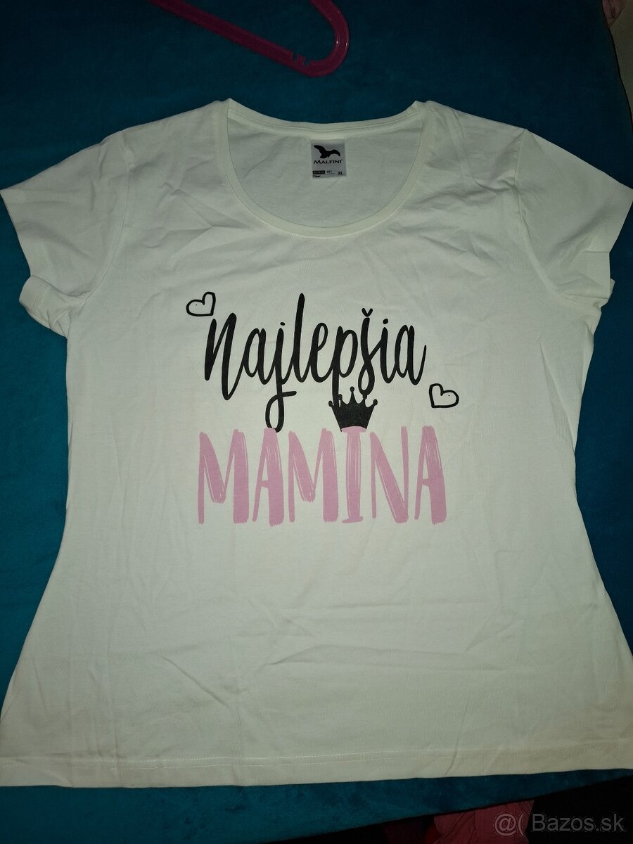 Dámske tričko XL Najlepšia mama