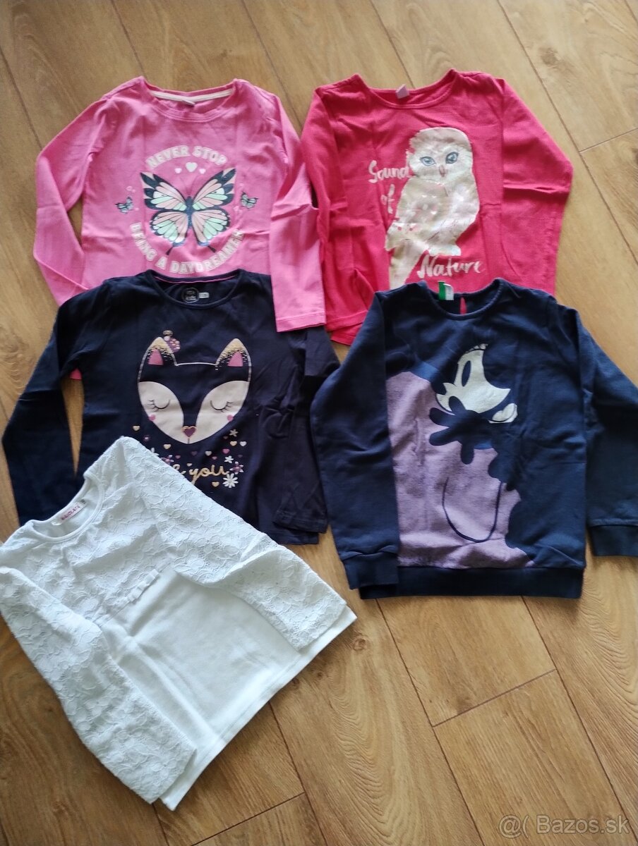 Dievčenské tričká 128