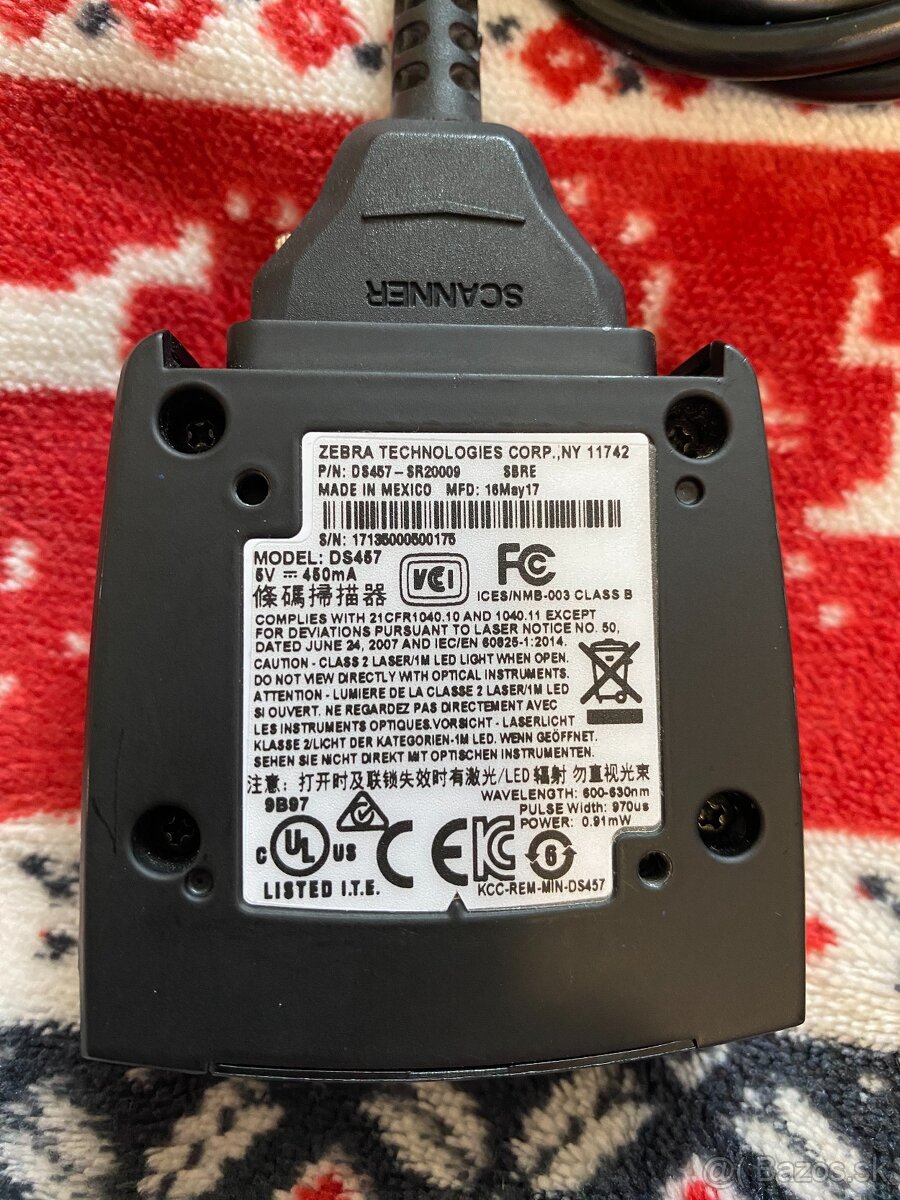 Čítačka čiarových kódov ZEBRA