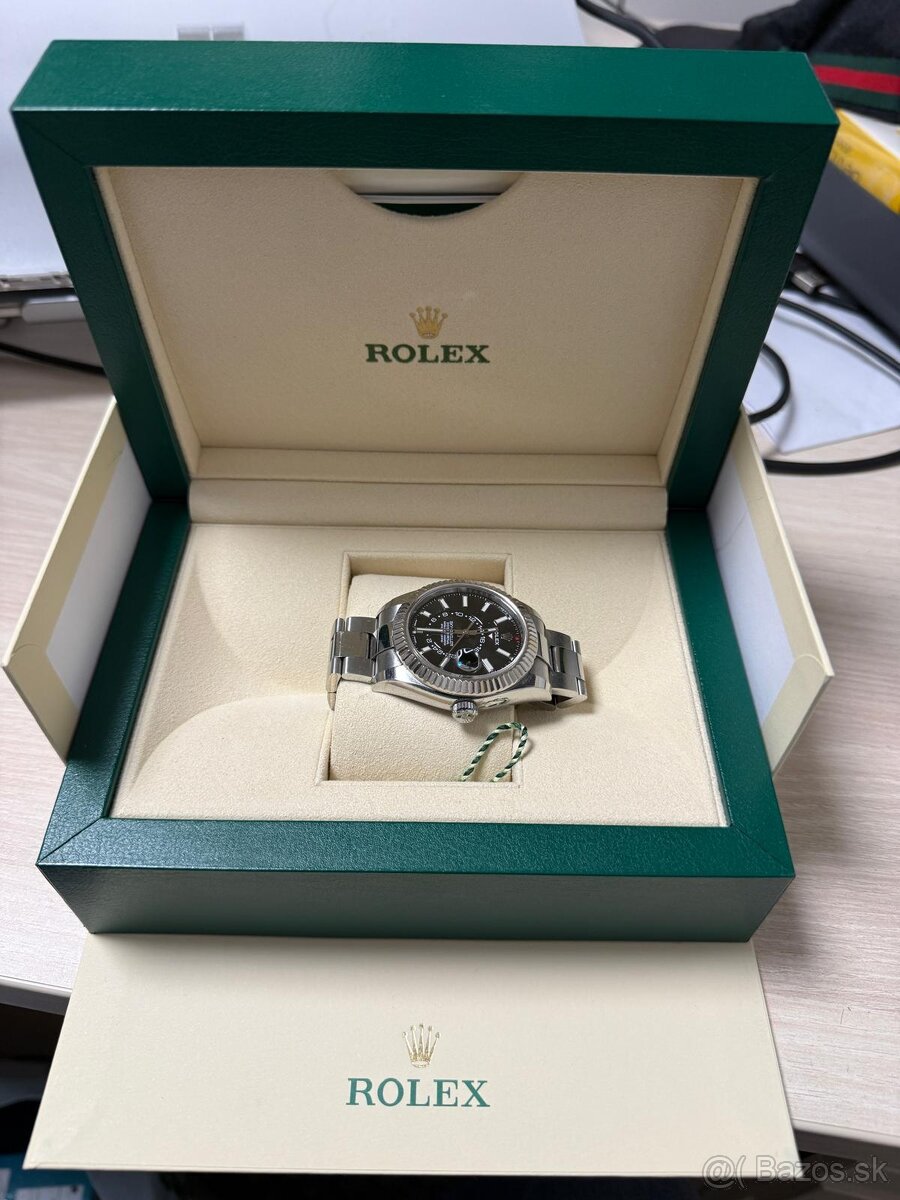Rolex Sky-Dweller 9014 5063 (oceľ + 750 zlatý lem, čierny ci