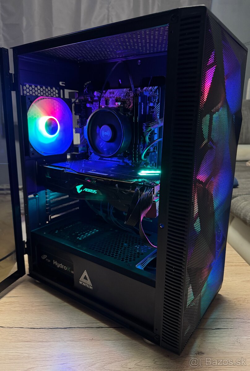 Predám herný PC, Ryzen 5 5600, RTX 2080 Super