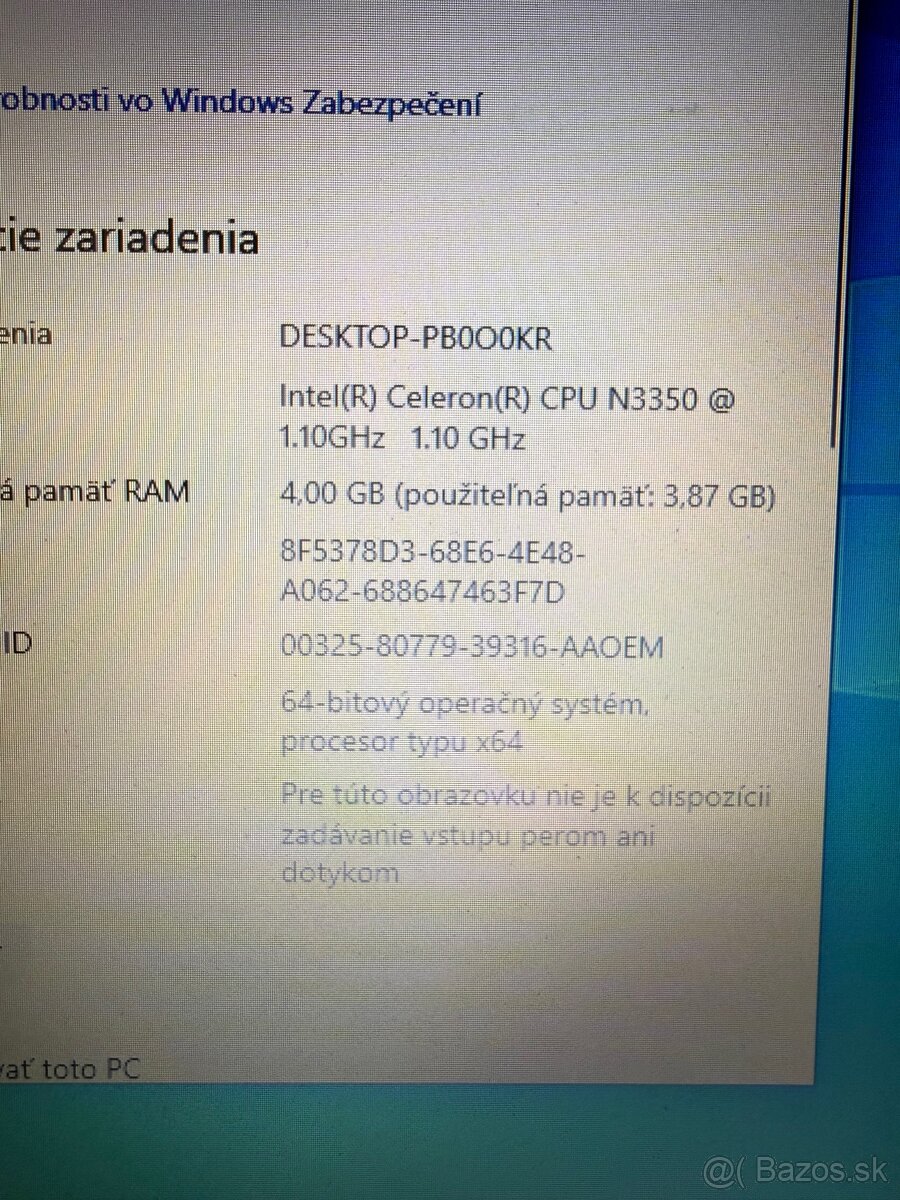 Notebook ASUS