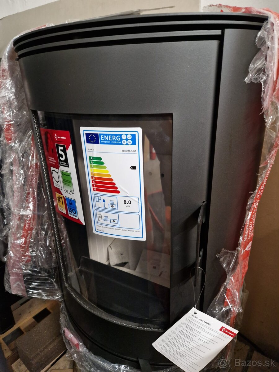 Kachle KOZA/AB/S/DR, oceľ, oblé presklenie