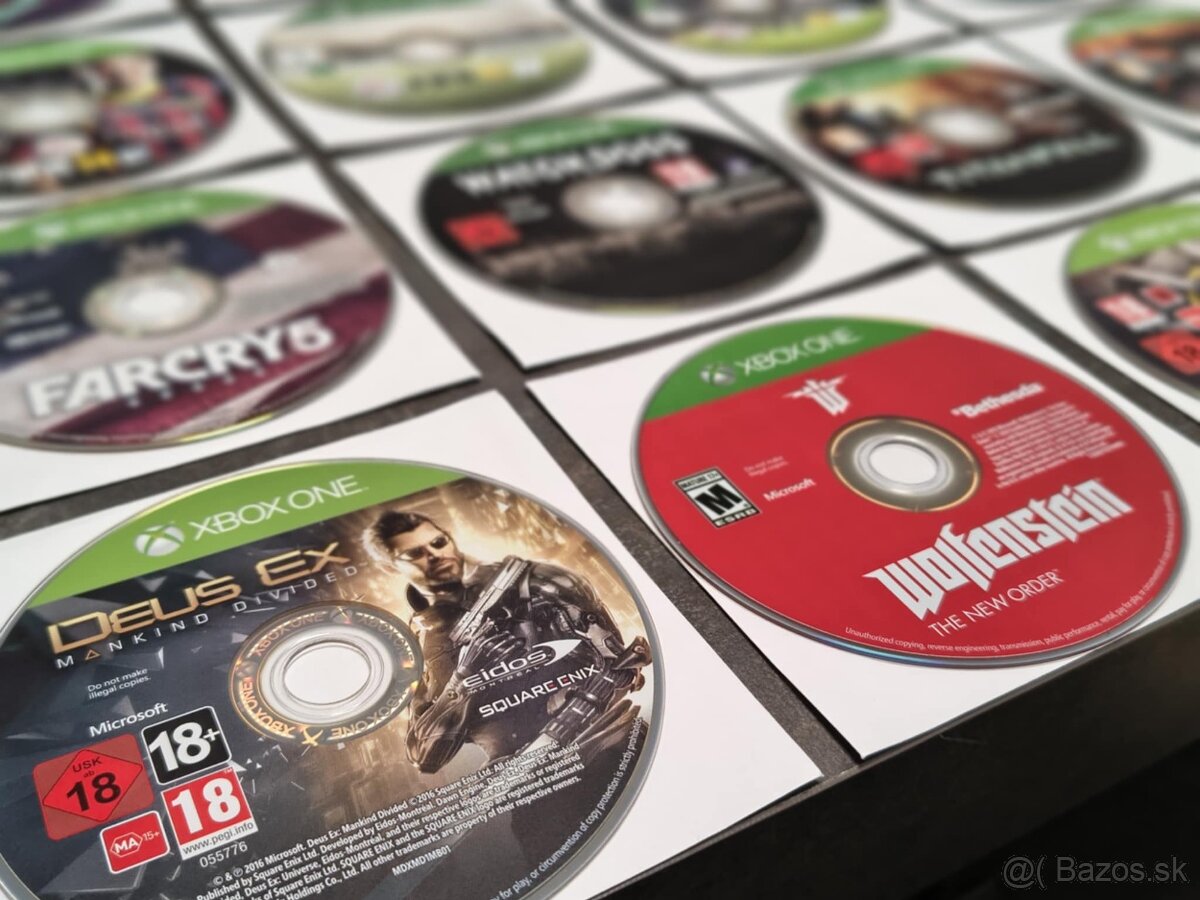 Predám hry na Xbox One