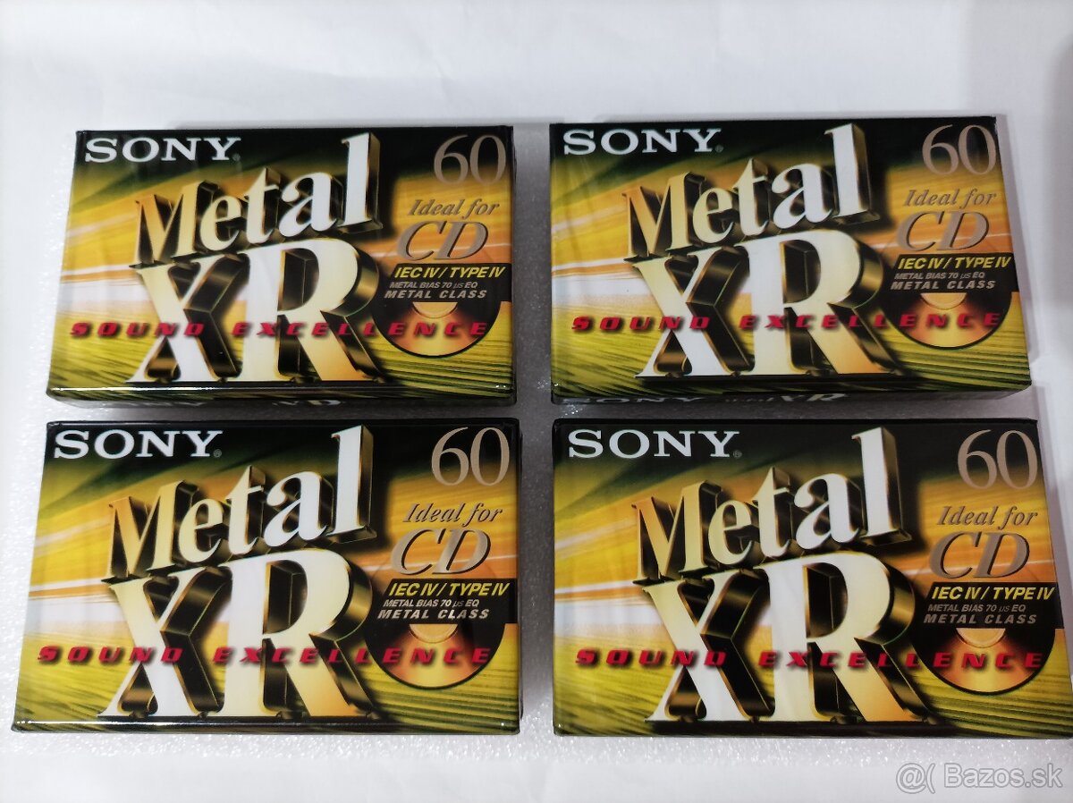 SONY METAL XR60 (SONY C-60MTLXRD) - MC kazeta