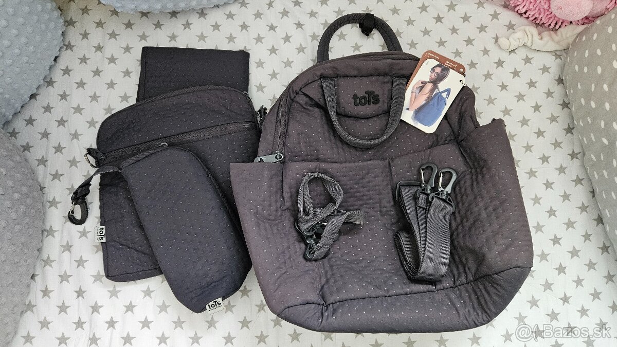 Prebalovacia taska/ruksak toTs-smarTrike tmavoseda