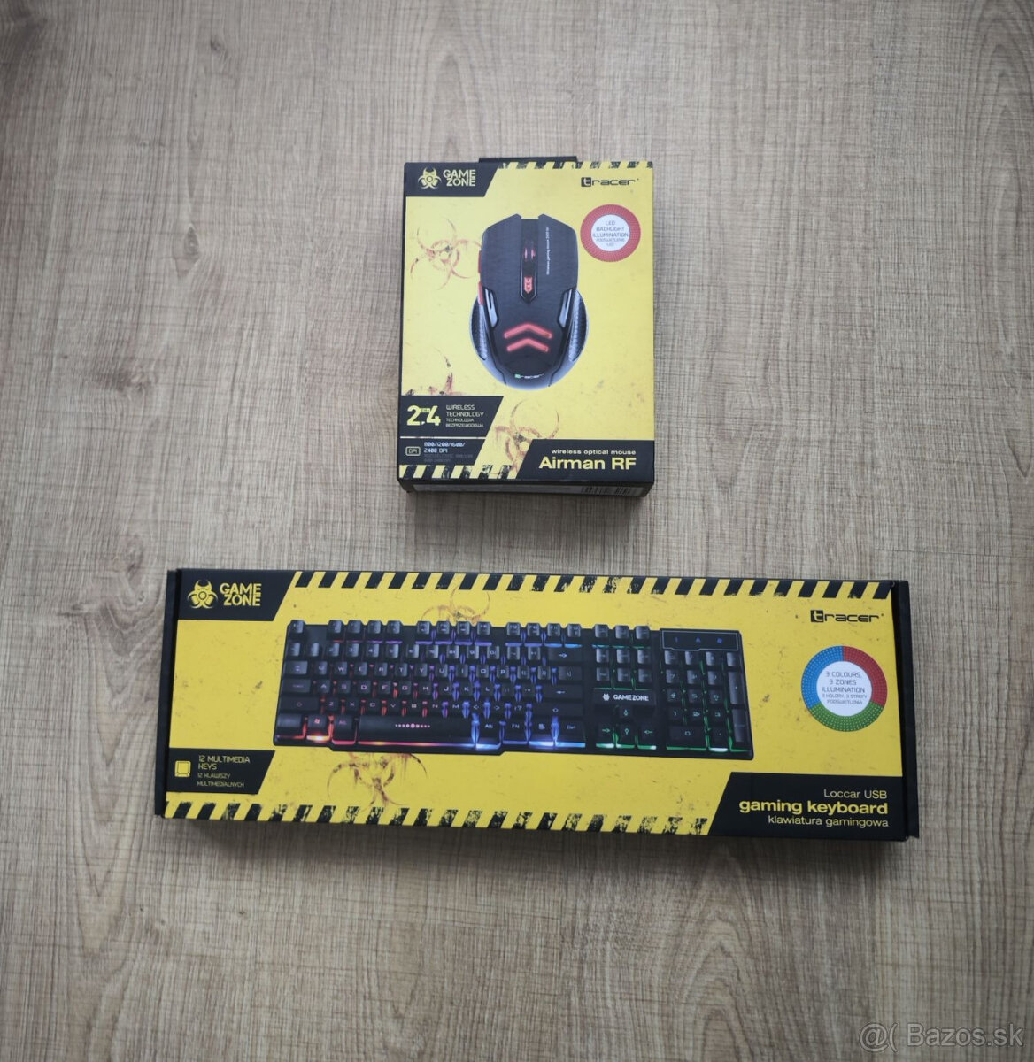NOVÁ herná klávesnica a myš Tracer = cena za obidve