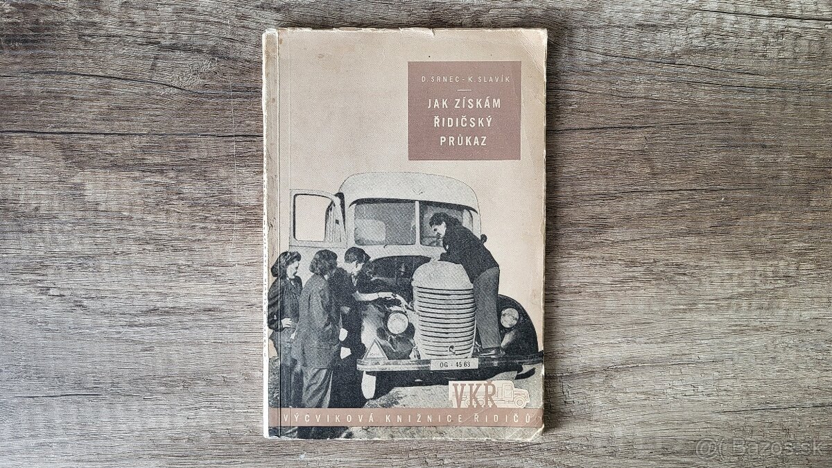 Kniha - Jak získám řidičský průkaz z r.1955