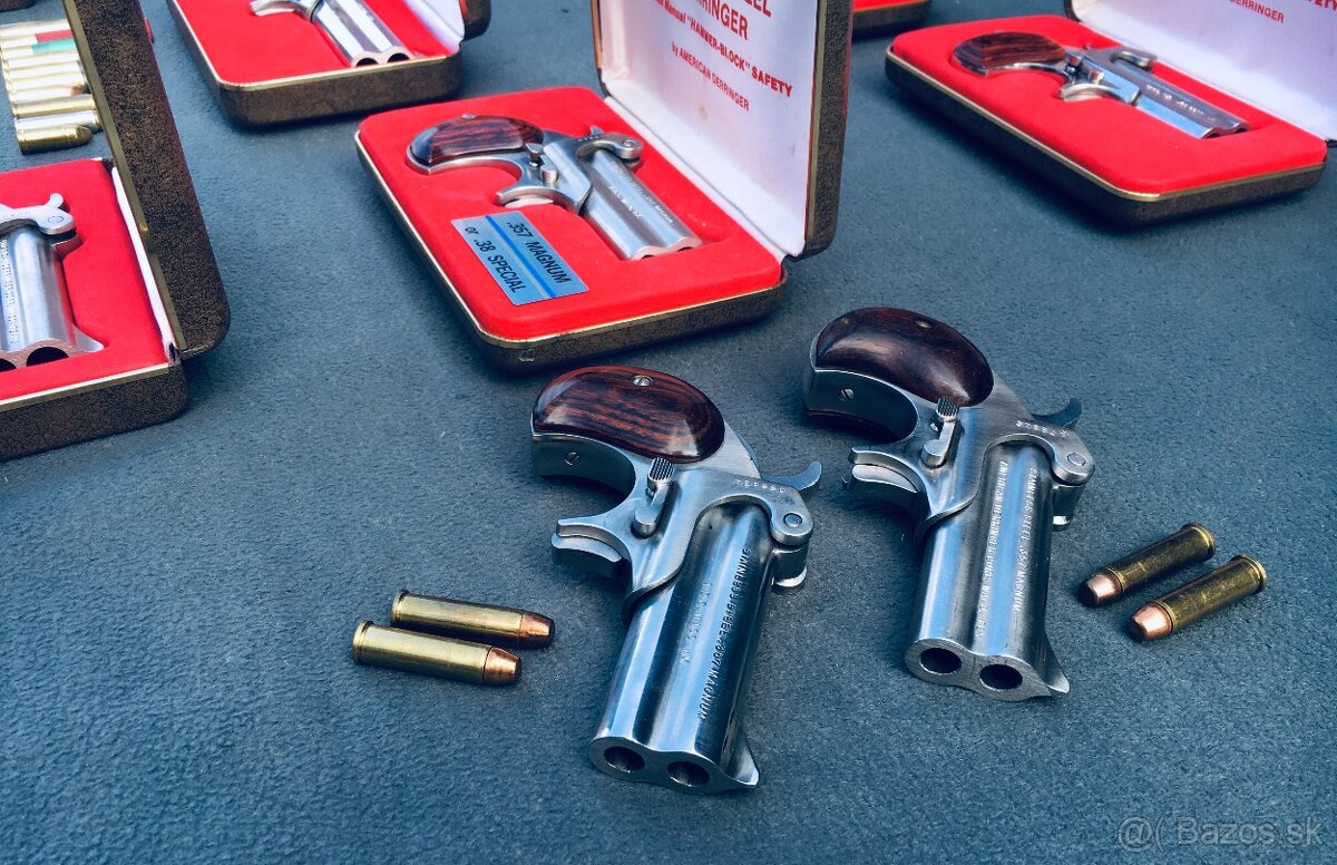 Moderný nerezový Derringer .357 Magnum / .38 Special