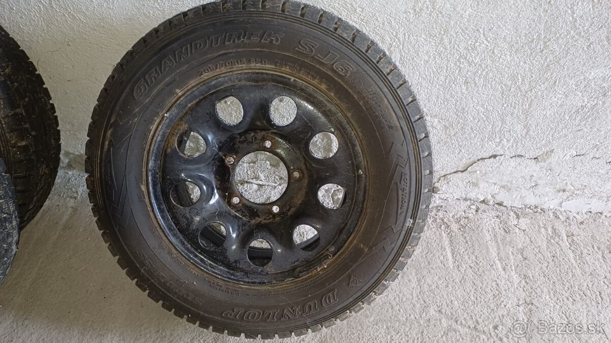 Plechove disky 5x139,7 r15 205 70 r15 suzuki samurai vitara