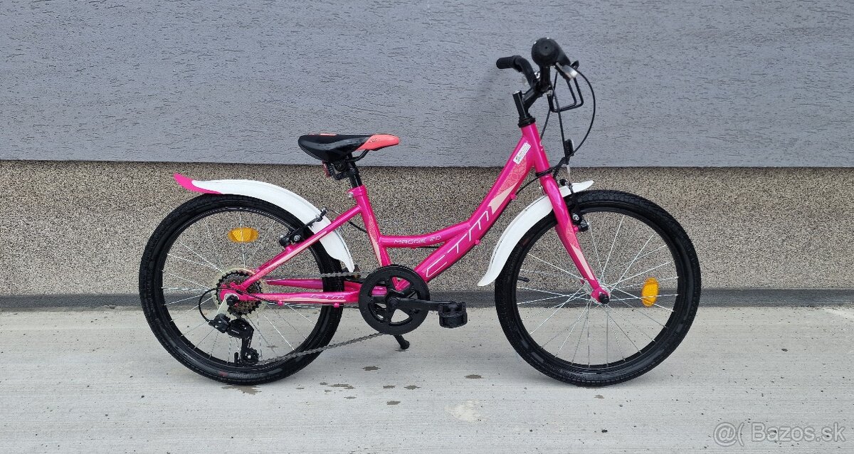 Horský bicykel CTM Meggie 20" so 6° prehadzovačkou od 5r.