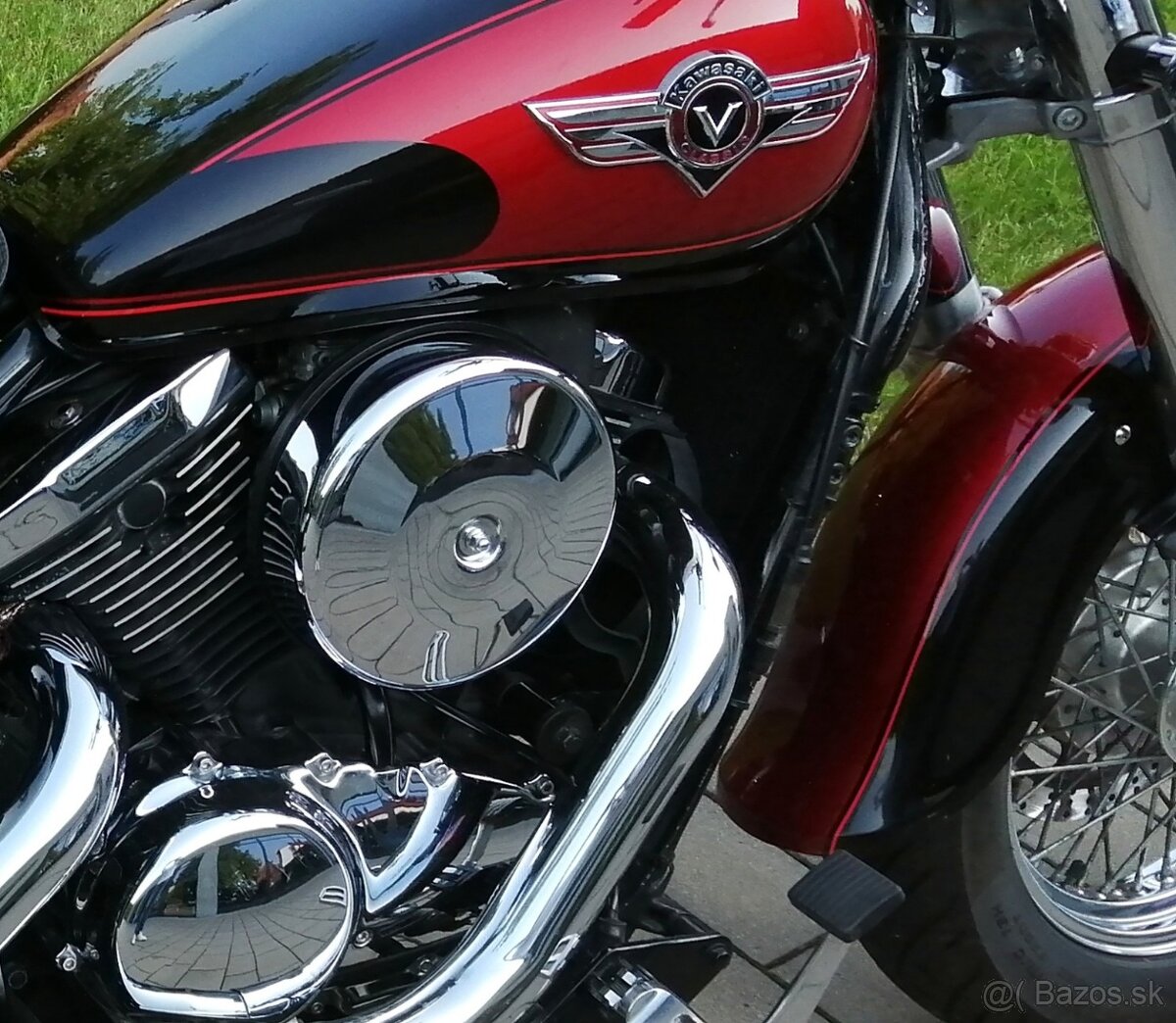 KAWASAKI VN 800 CLASSIC, /r. 2000, naj: 19.600km,TOP krásny.