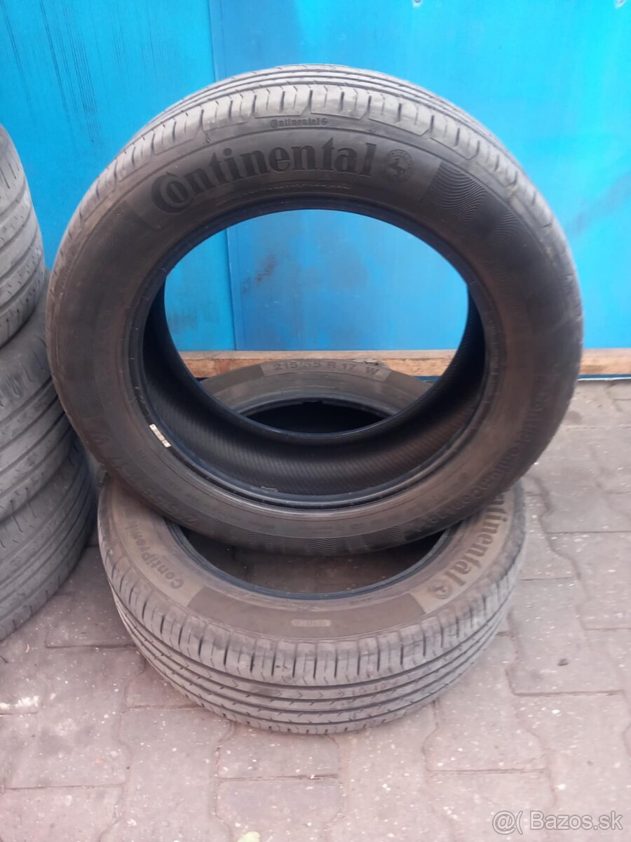 Pneumatiky letné 2ks - CONTINENTAL 215/55/R17