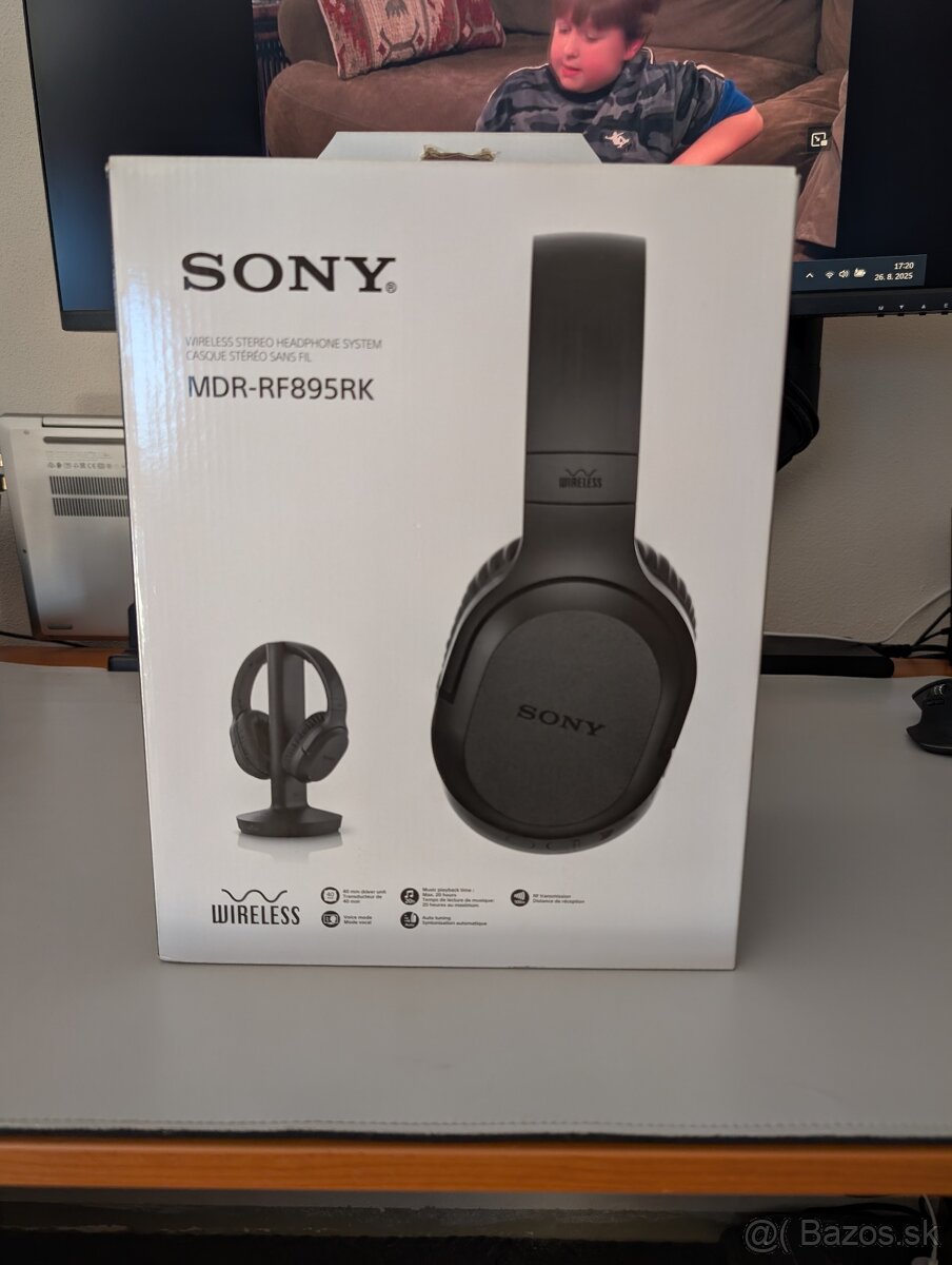 bezdrôtové slúchadlá Sony MDR-RF895RK
