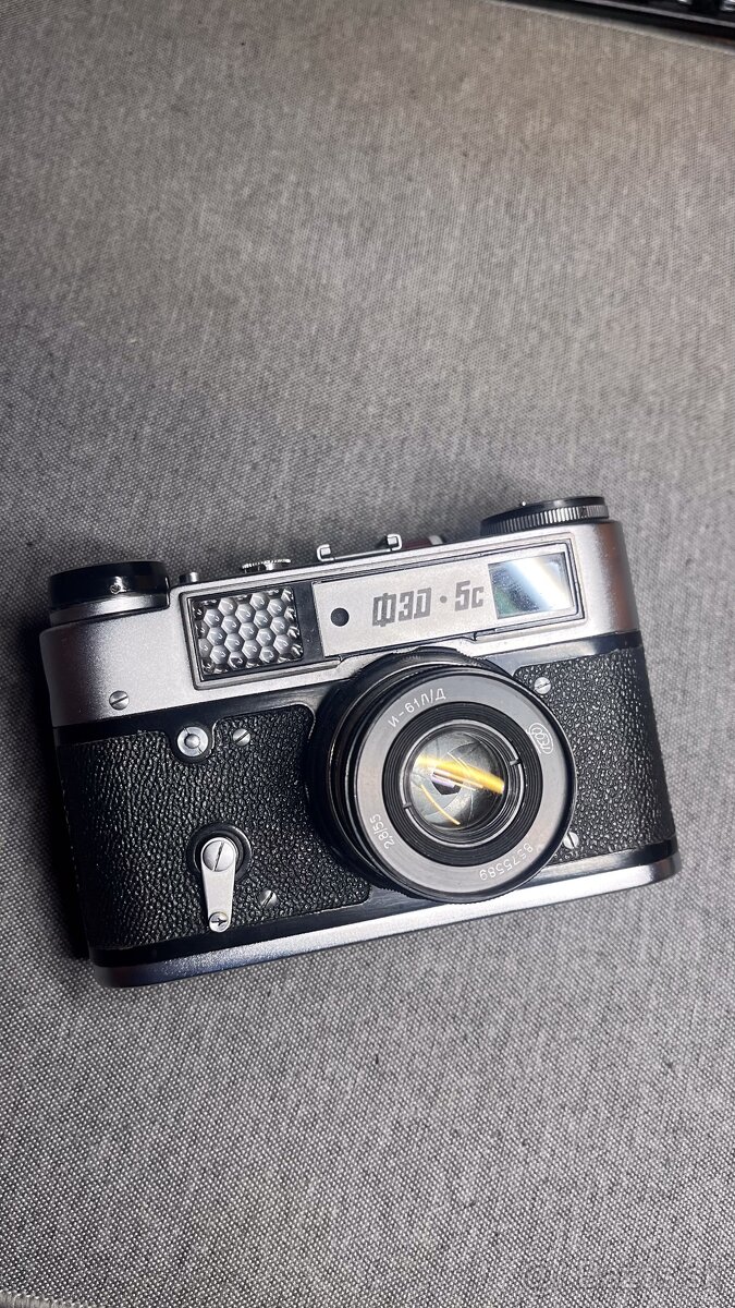 Analógový fotoaparát FED 5C + objektív Industar-61