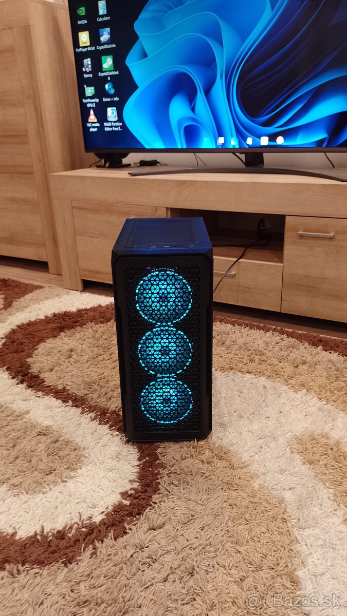 Herný PC– RTX 2080 Ti/11GB+Ryzen 5 +32GB RAM+NVMe+ARGB+WIN11