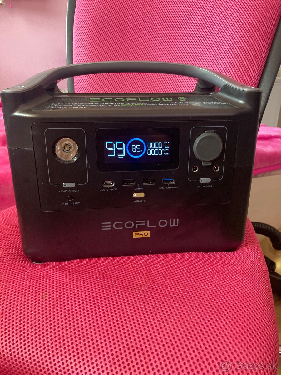 ECOFLOW RIVER PRO prenosná batériová stanica 1ECOR600P