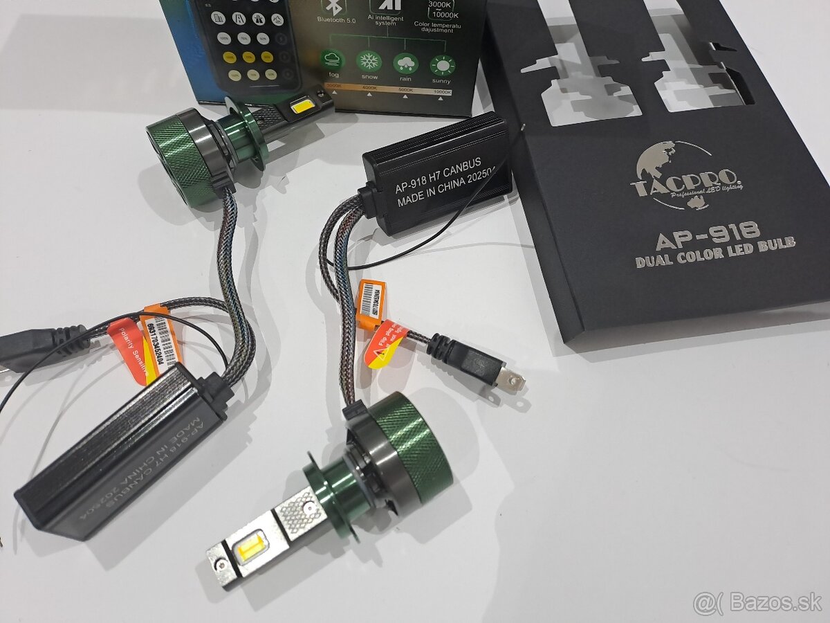 LED žiarovky H7 - NOVINKA s nastavením výkonu a sily svetla