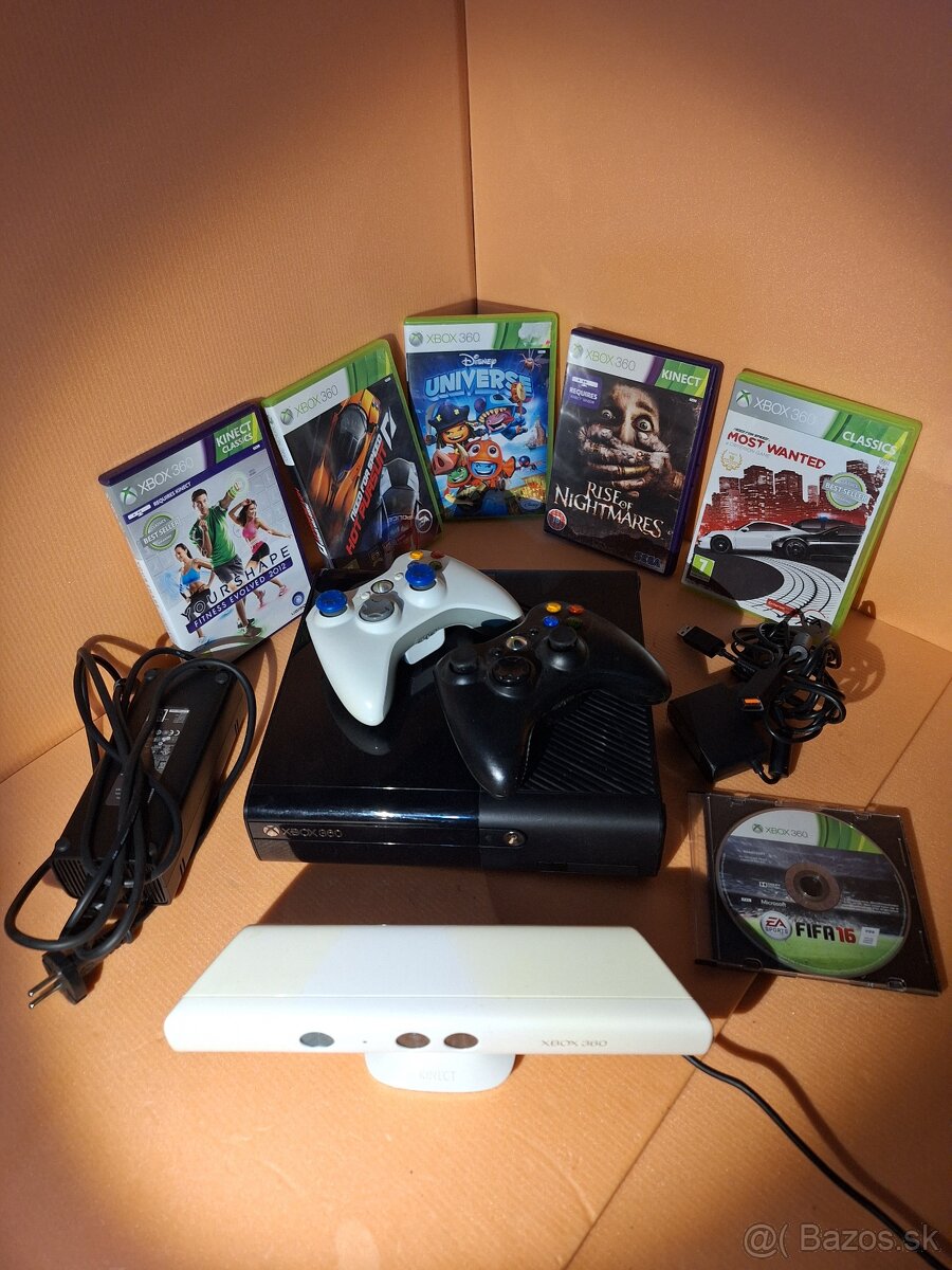 Xbox 360 plus scanect 5hier