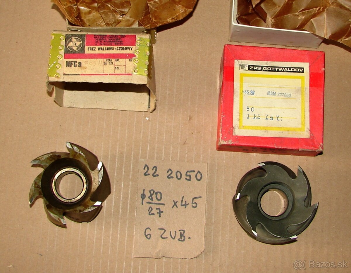 Frezy 22 2050 a 22 2052 d80/27 x 45