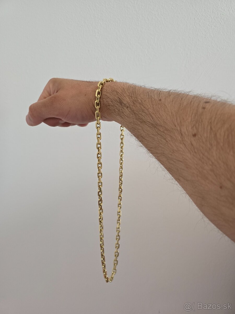 Zlata retiazka vzor pilka 14k 585/1000 100g.